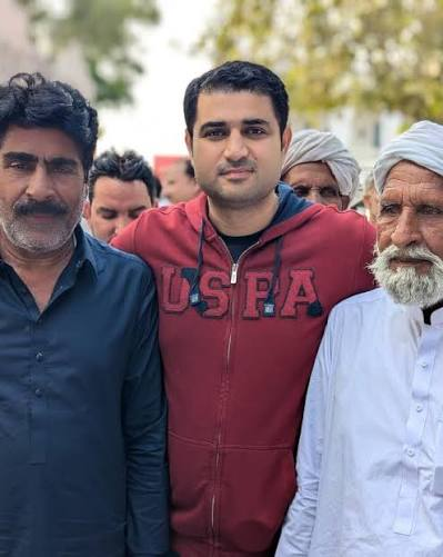 Rana Faisal Hayat with community elders