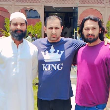 Rana Khizer Hayat with friends